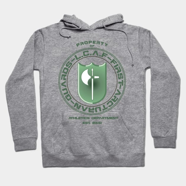 First Arcturan Guards Training Battalion Hoodie by Ronin_Inc